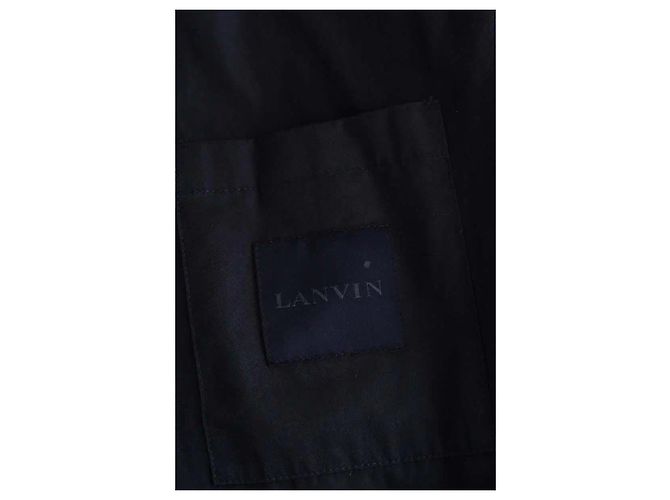 Chaleco Lanvin azul de algodón - vista 5
