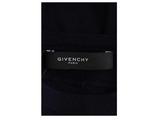 Givenchy Navy Blue Wool Sweater - view 5