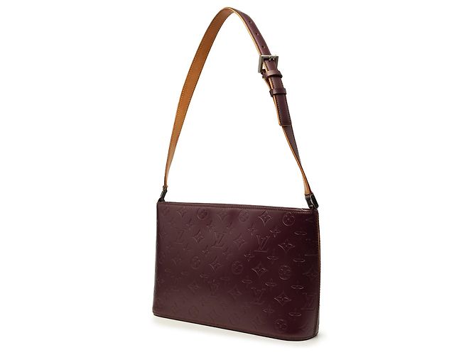 Borsa a tracolla Louis Vuitton Monogram Mat Alston rossa Rosso - vista 2