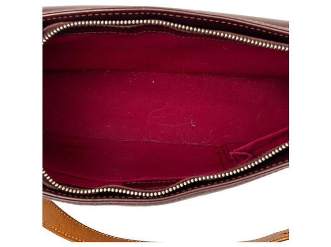 Borsa a tracolla Louis Vuitton Monogram Mat Alston rossa Rosso - vista 4