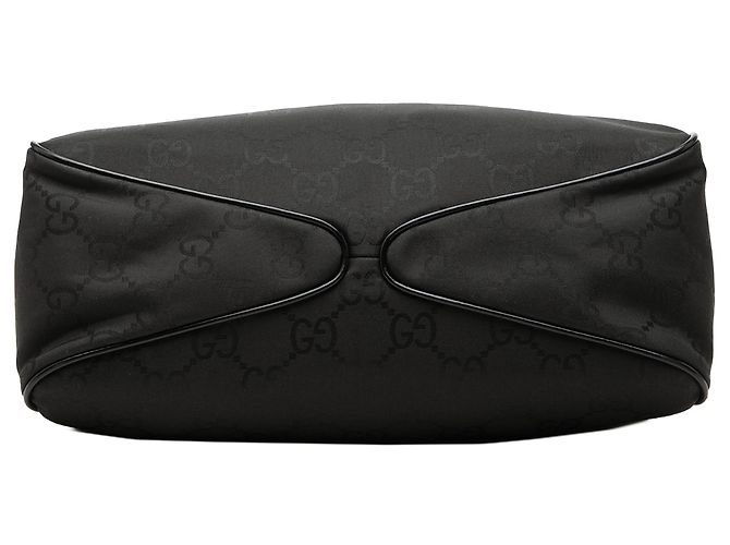 Borsa a tracolla Gucci GG in nylon nero - vista 3