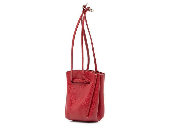 Pouch Vespa Hermès in Chevre Mysore rosso - vista 2