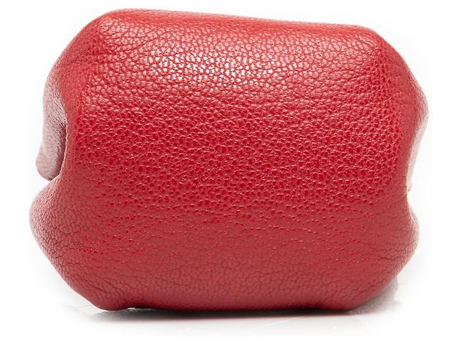Pouch Vespa Hermès in Chevre Mysore rosso - vista 3