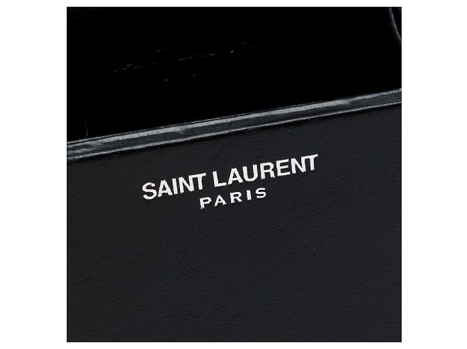 Autre Marque Borsa a tracolla Mini Smoking Box Saint Laurent in pelle di agnello nera Nero - vista 5