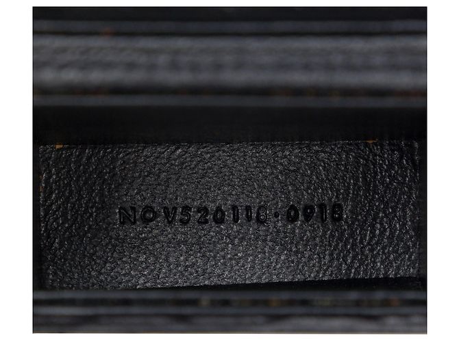 Autre Marque Borsa a tracolla Mini Smoking Box Saint Laurent in pelle di agnello nera Nero - vista 6