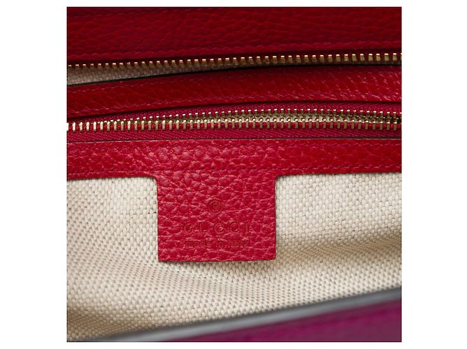 Borsa Soho Satchel Gucci Medium in pelle rosa - vista 5