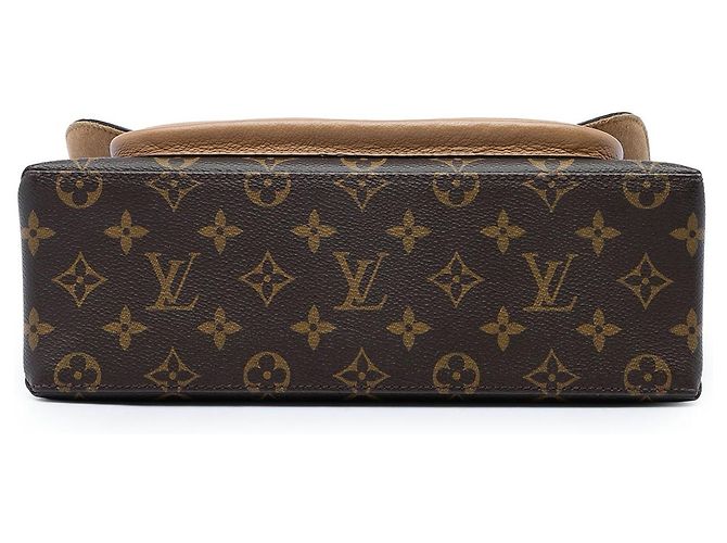 Borsa Satchel Louis Vuitton Monogram Marignan Marrone - vista 3