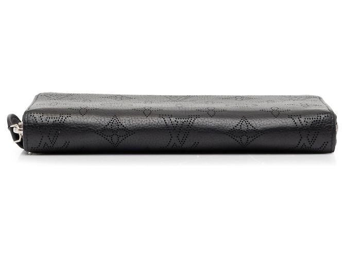 Portafoglio lungo Zippy Louis Vuitton Monogram Mahina nero - vista 3