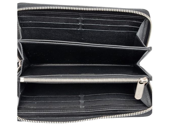 Portafoglio lungo Zippy Louis Vuitton Monogram Mahina nero - vista 4