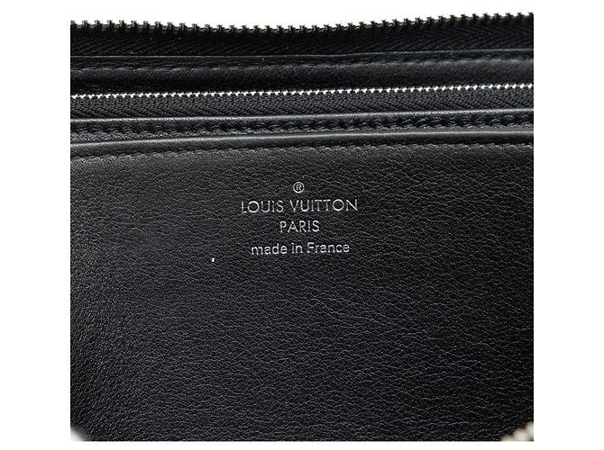 Portafoglio lungo Zippy Louis Vuitton Monogram Mahina nero - vista 5