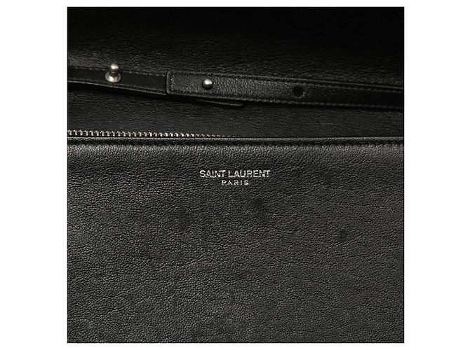 Autre Marque Borsa a tracolla Kate Wallet On Chain in pelle di vitello nera con borchie a stella Saint Laurent Nero - vista 5