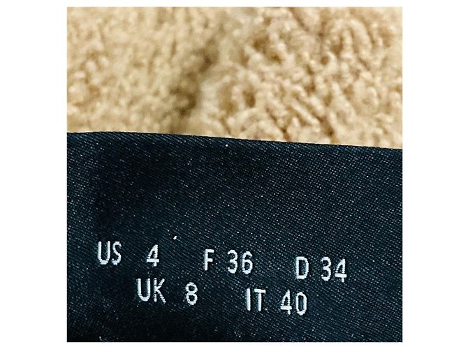 Akris Tan Lamb Shearling Zip Front Jacket Camel - view 5