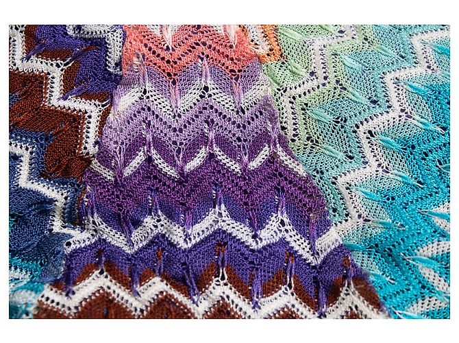 Missoni, mehrfarbiger Badeanzug mit Zig-Zag-Print Mehrfarben - Ansicht 7