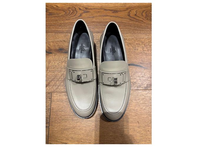 Hermès Hot Loafer in Beige Leder, Größe 38 - Ansicht 7