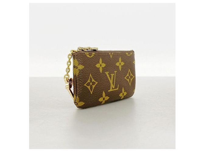Louis Vuitton Monogram Pochette Clé Coin Case Marrone - vista 2