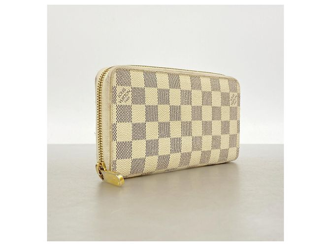 Louis Vuitton Damier Azur Zippy Wallet Weiß - Ansicht 2
