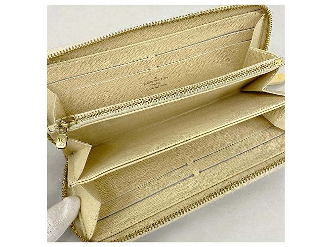 Louis Vuitton Damier Azur Zippy Wallet Weiß - Ansicht 3
