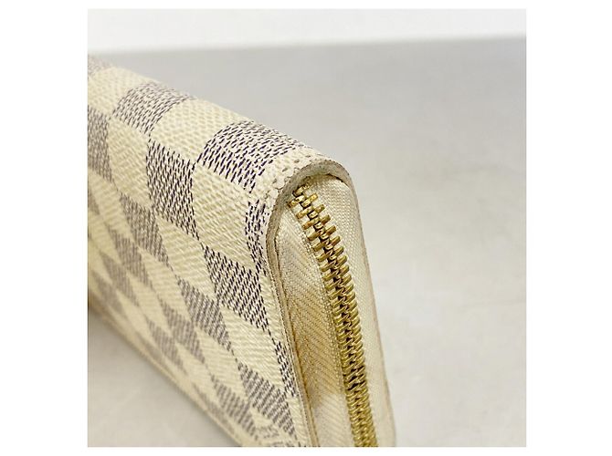 Louis Vuitton Damier Azur Zippy Wallet Weiß - Ansicht 5
