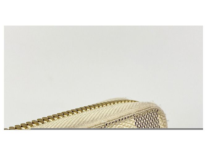 Louis Vuitton Damier Azur Zippy Wallet Weiß - Ansicht 7
