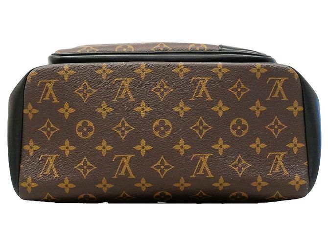 Louis Vuitton Monogram Macassar Dean Backpack Brown Black - view 3