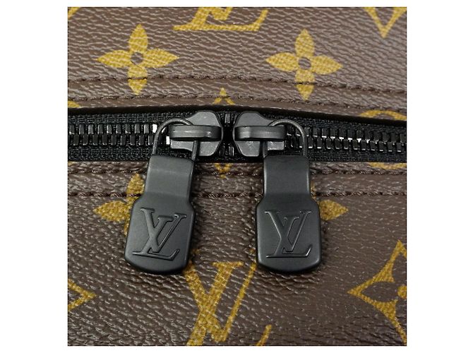 Louis Vuitton Monogram Macassar Dean Backpack Brown Black - view 7