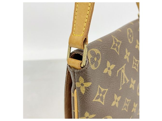 Borsa a tracolla Louis Vuitton Monogram Musette Salsa con tracolla corta Marrone - vista 11