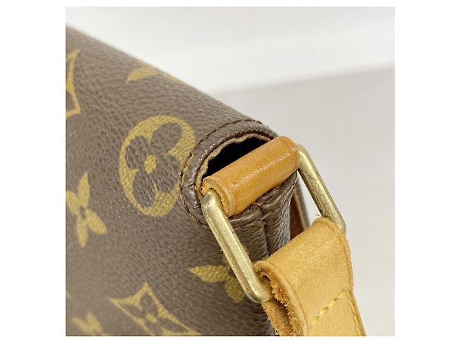 Borsa a tracolla Louis Vuitton Monogram Musette Salsa con tracolla corta Marrone - vista 9