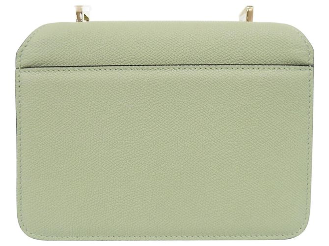 Borsa a tracolla Noro Small in vitello Valextra Verde - vista 3