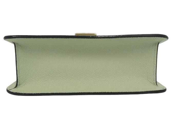 Borsa a tracolla Noro Small in vitello Valextra Verde - vista 5