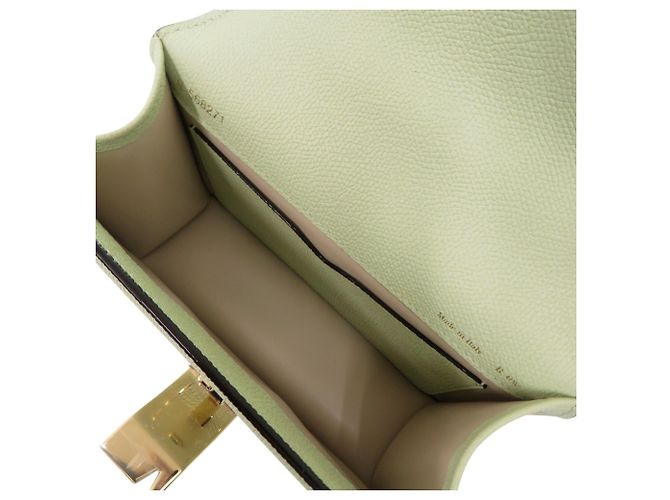 Borsa a tracolla Noro Small in vitello Valextra Verde - vista 7