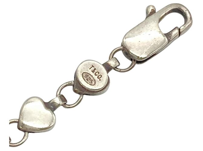 Autre Marque Tiffany & Co. Puff Heart Charm Armband Silber - Ansicht 3