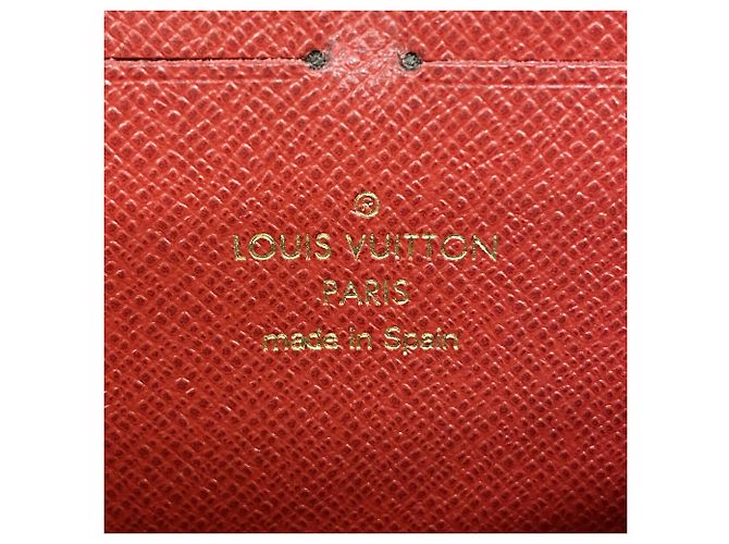 Louis Vuitton Damier Portefeuille Clemence Long Wallet Fuschia - Ansicht 4