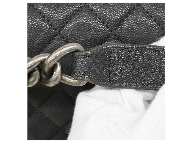 Bolso de hombro Chanel Boy Chain Castaño - vista 10