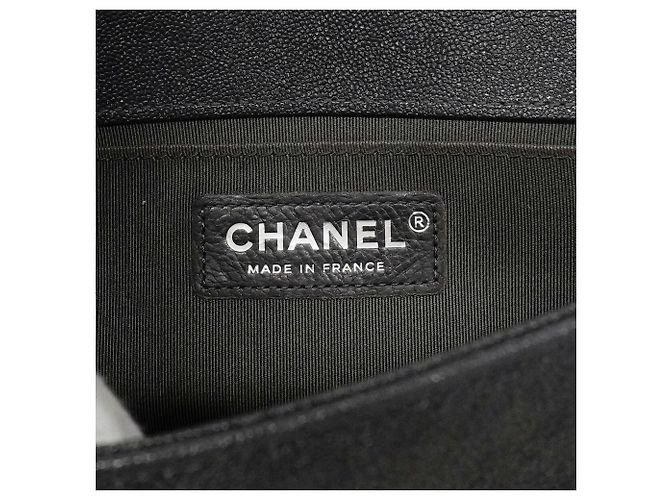Bolso de hombro Chanel Boy Chain Castaño - vista 5