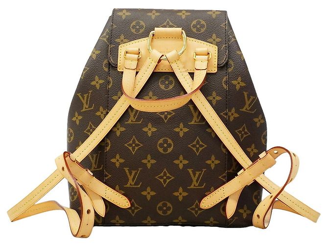 Louis Vuitton Monogram Montsouris Backpack Brown - view 12