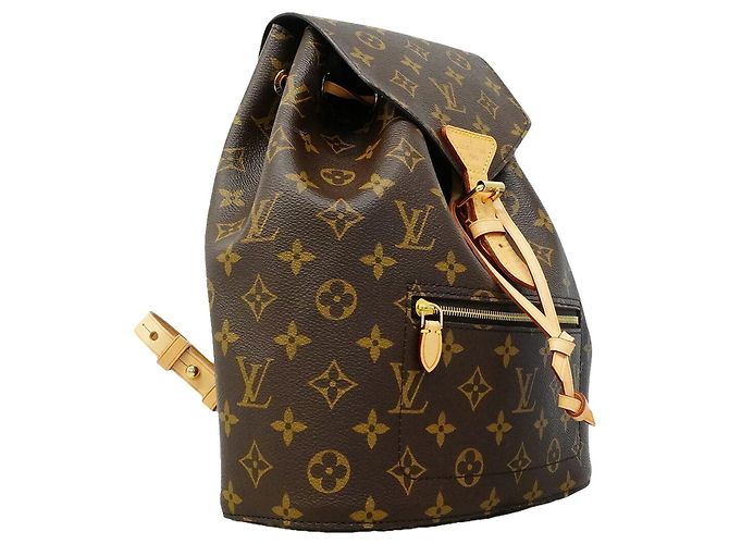 Louis Vuitton Monogram Montsouris Backpack Brown - view 2