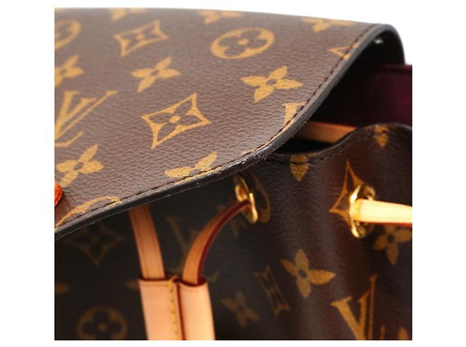 Louis Vuitton Monogram Montsouris Backpack Brown - view 9