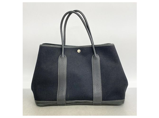 Hermès Saco Tote Hermes Garden PM Preto - vista 10