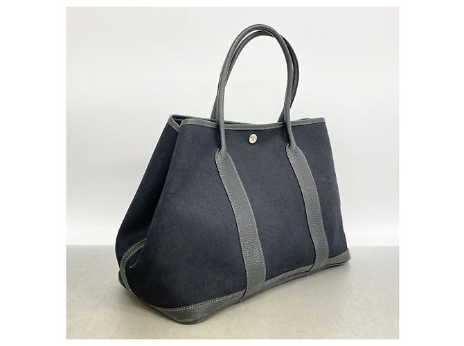 Hermès Saco Tote Hermes Garden PM Preto - vista 2