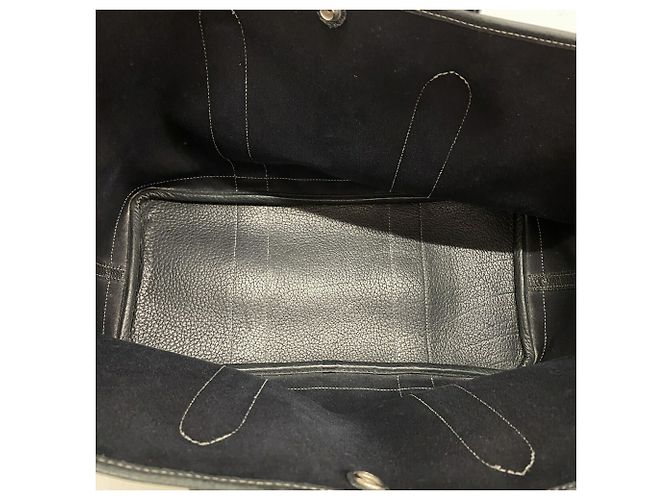 Hermès Saco Tote Hermes Garden PM Preto - vista 4