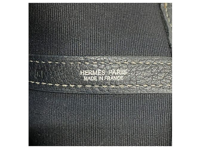 Hermès Saco Tote Hermes Garden PM Preto - vista 5
