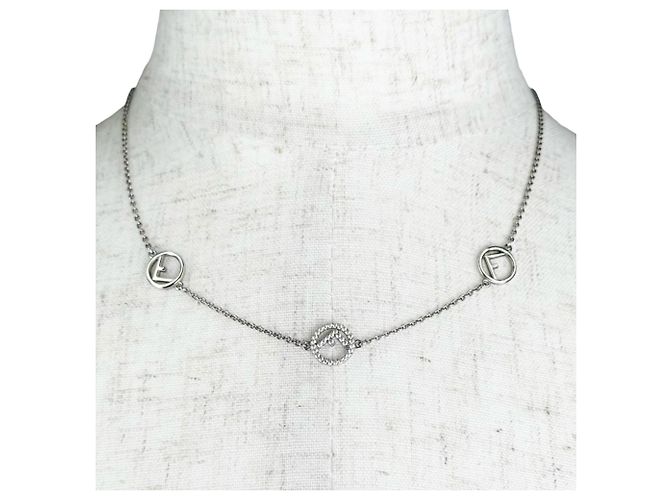 Collar Fendi 1A4220 Plata - vista 3