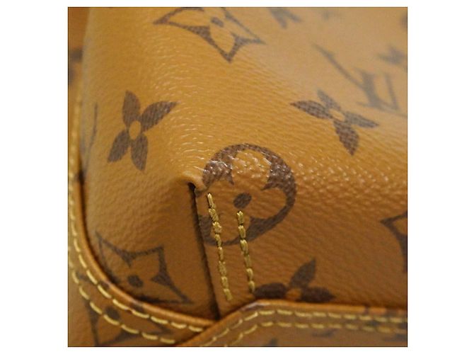 Borsa Louis Vuitton Monogram Reverse Atlantis BB Marrone chiaro - vista 6