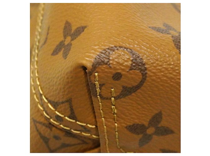 Borsa Louis Vuitton Monogram Reverse Atlantis BB Marrone chiaro - vista 7