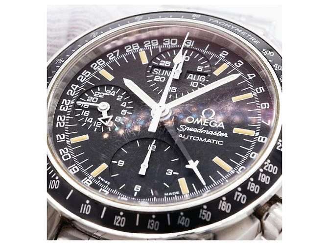 Omega Speedmaster Mark 40 Cosmos Day-Date 3520.50 Quadrante Nero Orologio da Uomo - vista 7