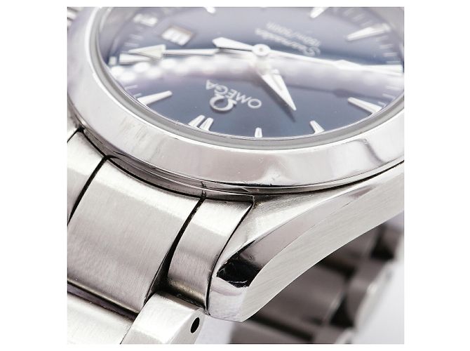 Omega Seamaster Aqua Terra 2577.80 Quadrante Blu Orologio Donna - vista 7