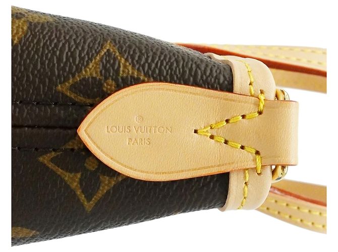 Borsa Tote Louis Vuitton Monogram Neverfull BB Marrone Beige - vista 5