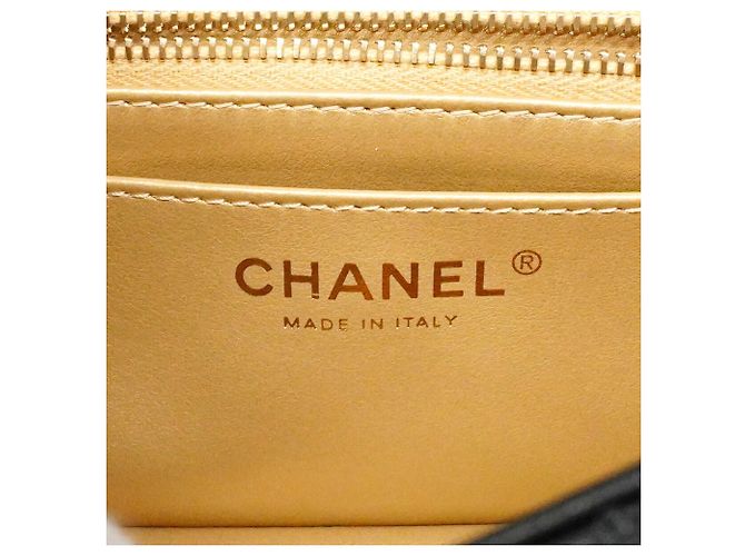 Timeless Chanel Matelassé Schultertasche mit Kette Schwarz - Ansicht 5