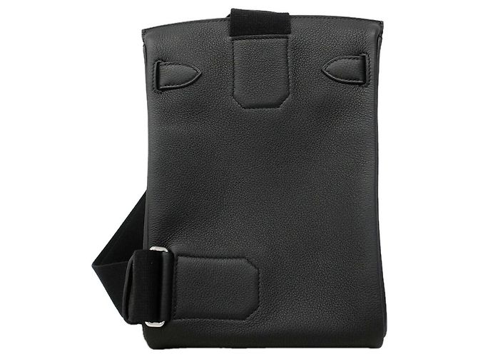 Hermès Borsa a tracolla Hermes Kelly Accad PM Nero - vista 7