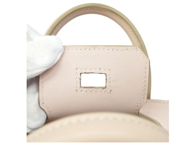 Hermès Borsa Hermes Birkin 25 Rosa - vista 10